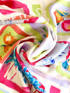 Postcards From The Med Viscose Poplin