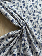 Art Nouveau Cotton Ex Designer Deadstock