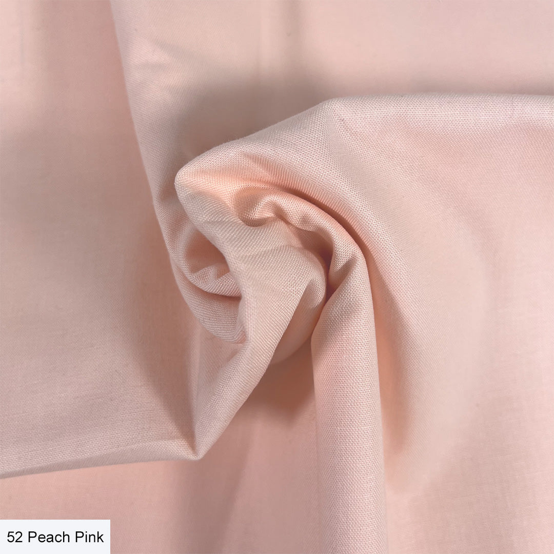 Organic Premium Solid Cotton 3248-52 - Peach Pink
