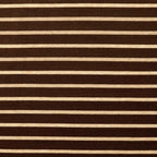 Classic Stripe Jacquard Knit - Chocolate Brown