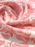Pretty In Pink Viscose Linen Blend