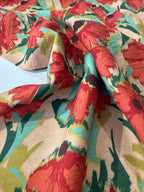 Petals In The Rain EcoVero™ Rayon/Linen Blend Crêpe By Lady McElroy