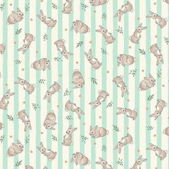 Little Ones -Fat Quarter Bundle (x5) Greens/Blues - By Makower UK