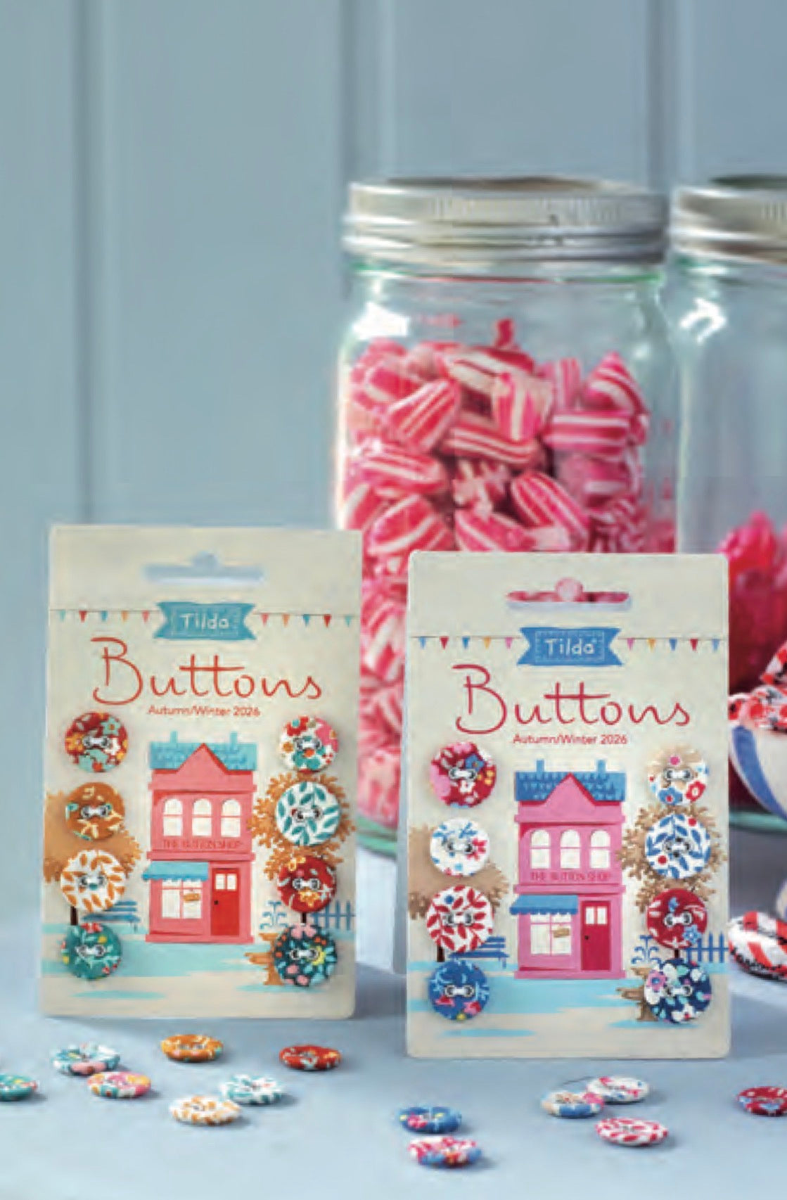 Village Life Winter Buttons 400081 By Tilda