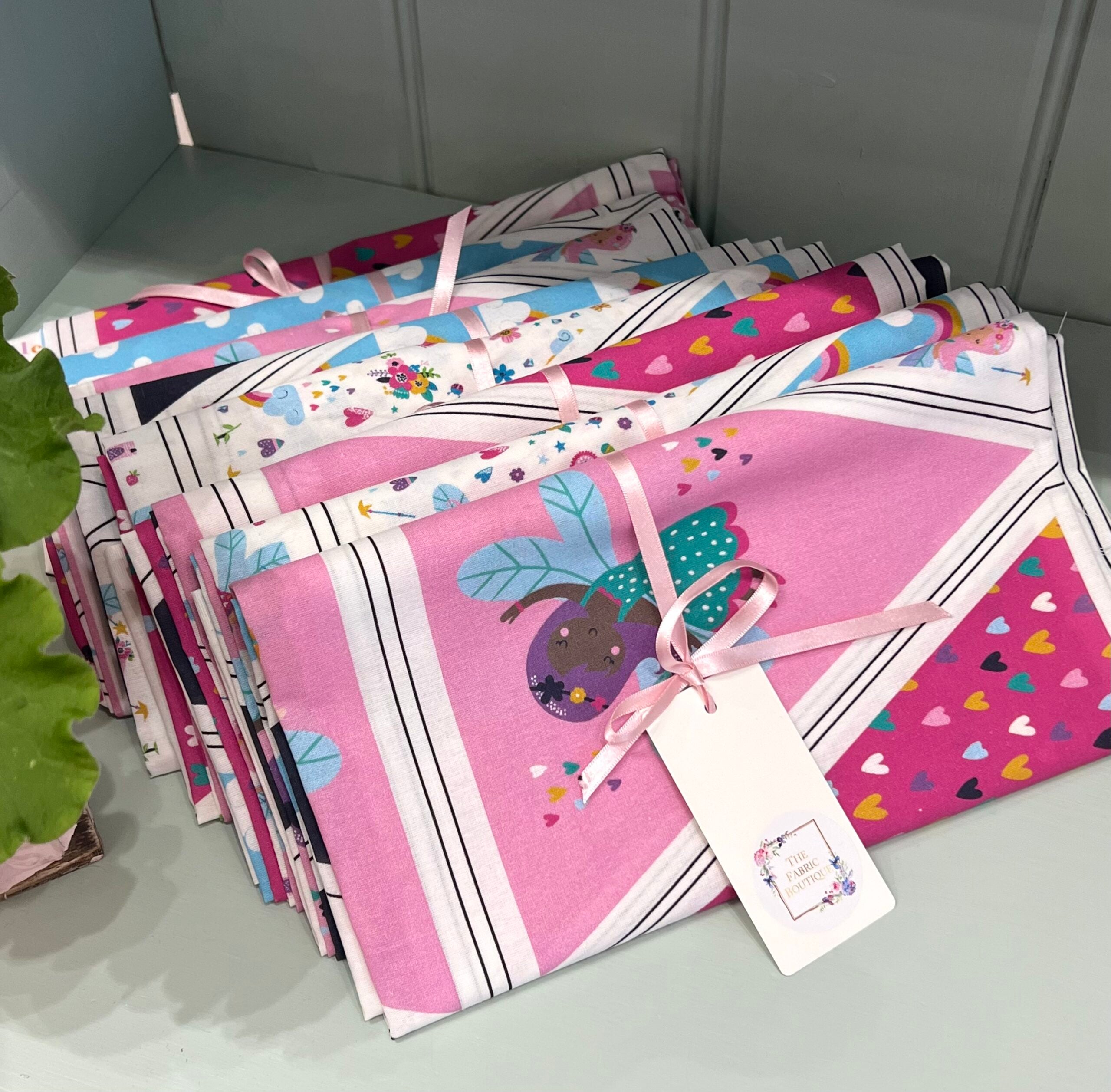 “I Do Believe In Fairies” Cotton Bunting Panel