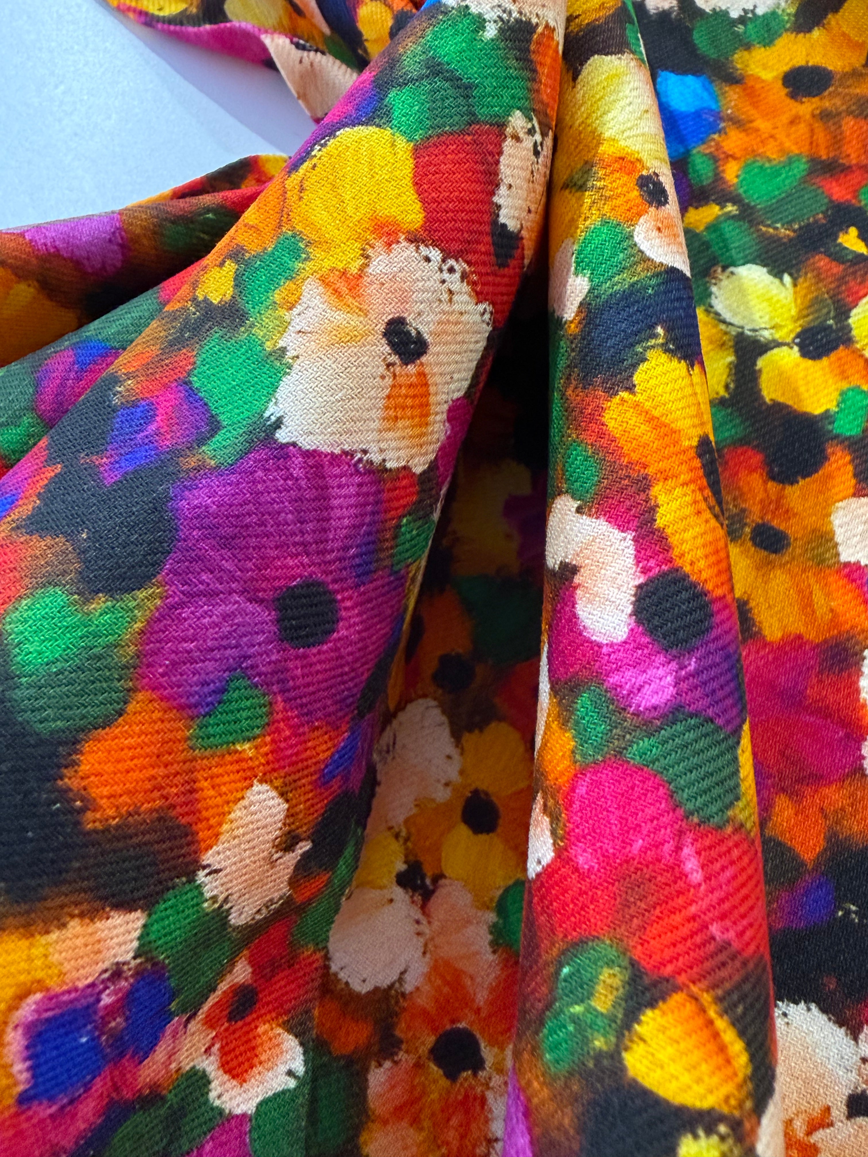Gemstone Impression Cotton Viscose Twill