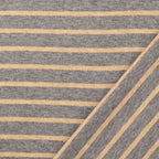 Classic Stripe Jacquard Knit -  Silver Grey