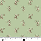 Ayla - Flower Girl Clover A-1724-G Max and Louise For Andover Textiles Fat Quarter