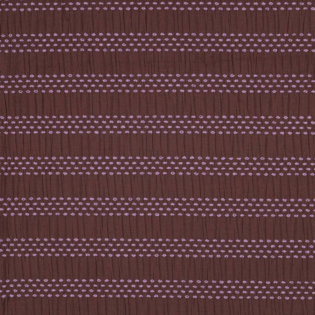 Stitched Stripe Cotton - Brown