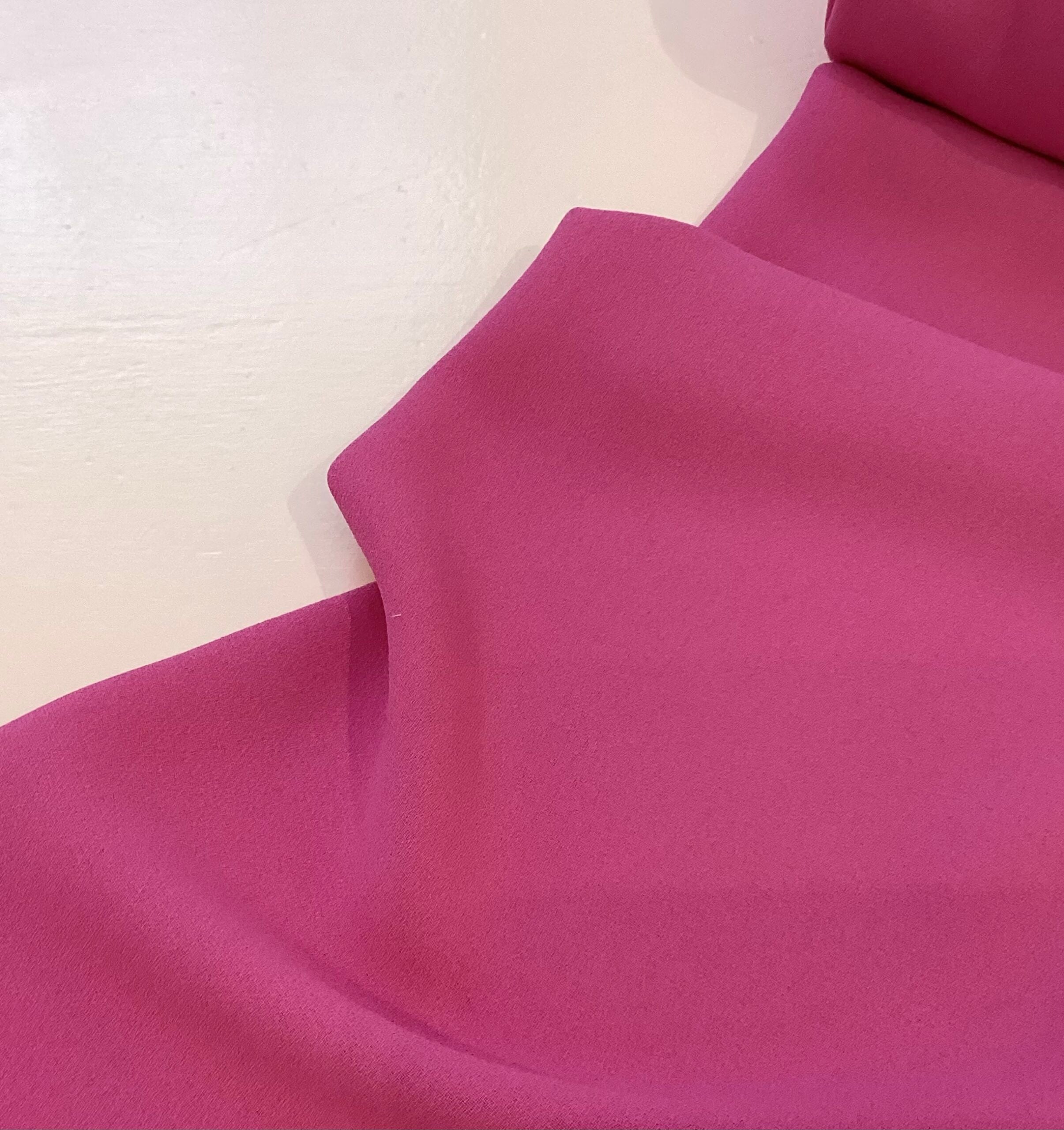 Lipstick Pink Triple Crepe