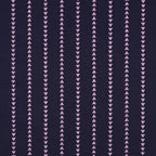 Navy Triangle Stripe Yarn Dyed Cotton