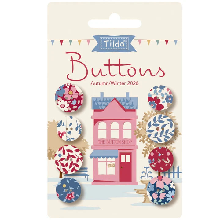 Village Life Winter Buttons 400081 By Tilda