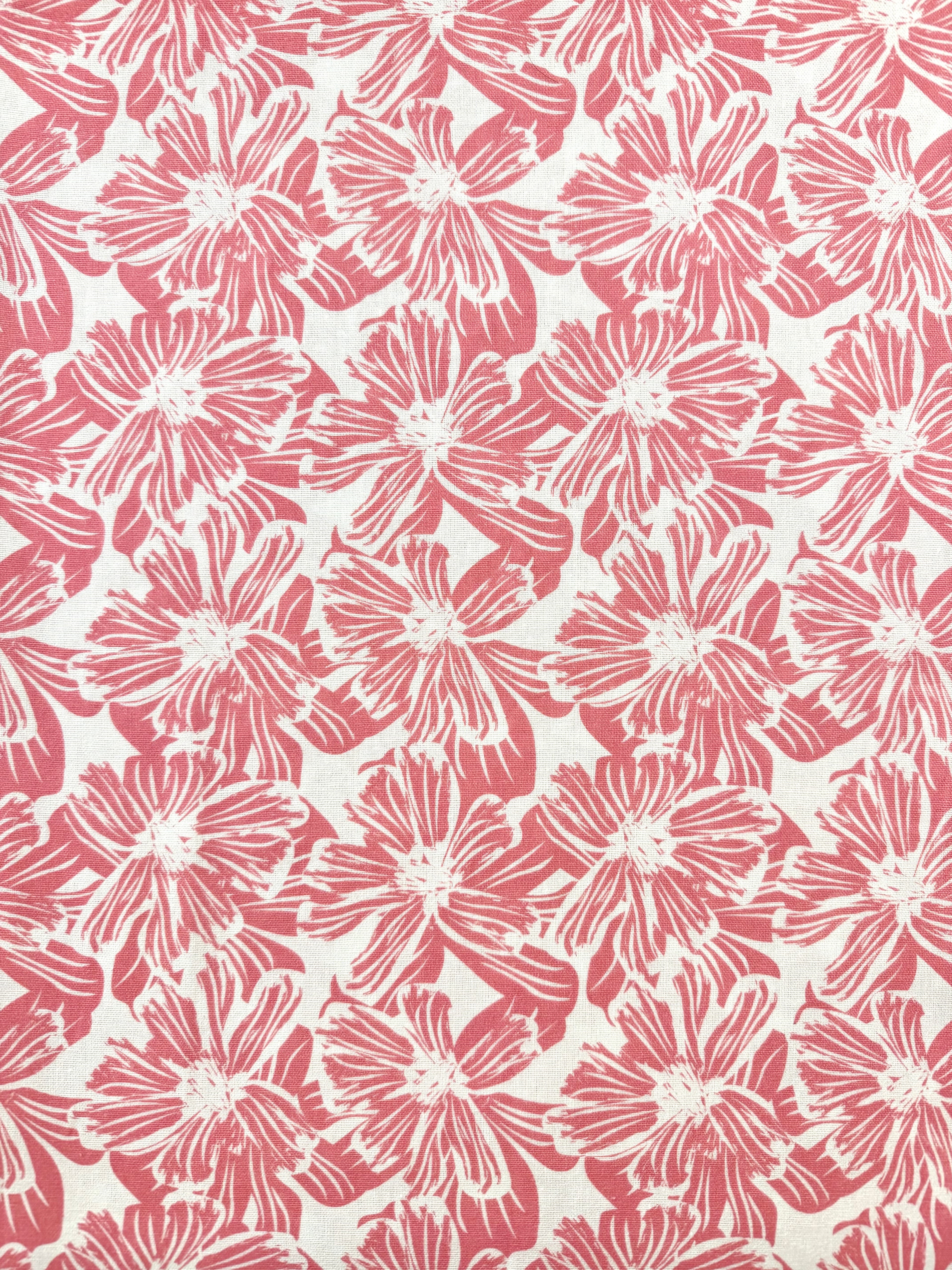 Pretty In Pink Viscose Linen Blend