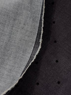 Flock Spot Stretch Indigo Denim