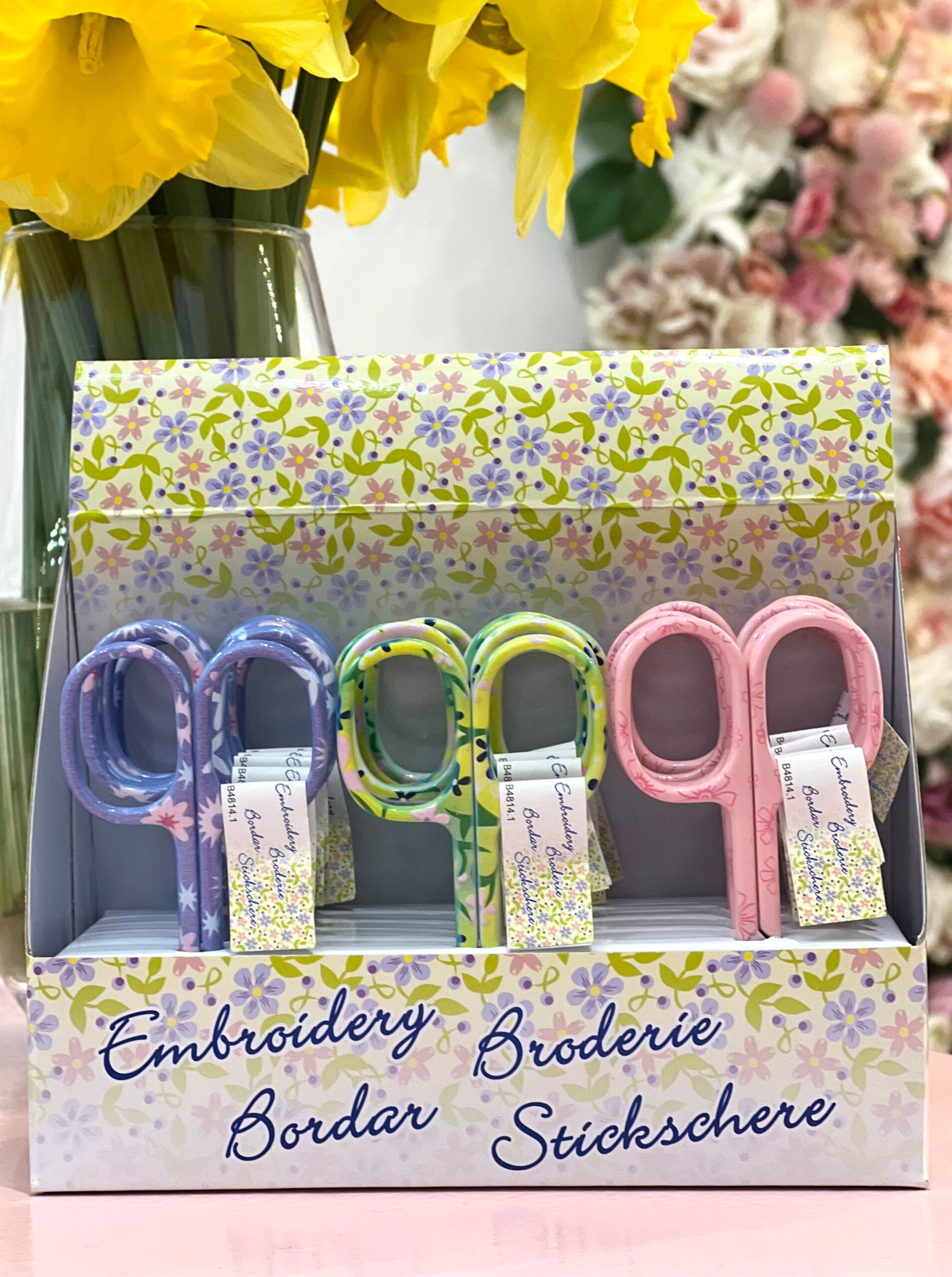 Lilac Flower Scissors