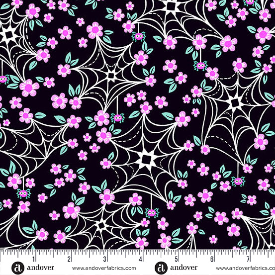 Ghostly Garden 5 Inch Charm Pack By KP Creates for Andover Fabrics