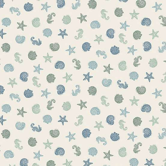 Driftwood Sealife Cream 175/Q By Makower Uk