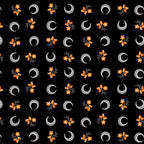 Nightfall - Flower Moon Black A-10204-K By Andover Fabrics