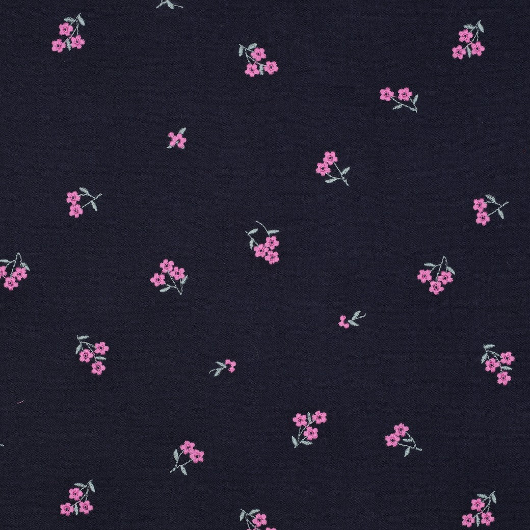 Cecily Embroidered Cotton Double Gauze