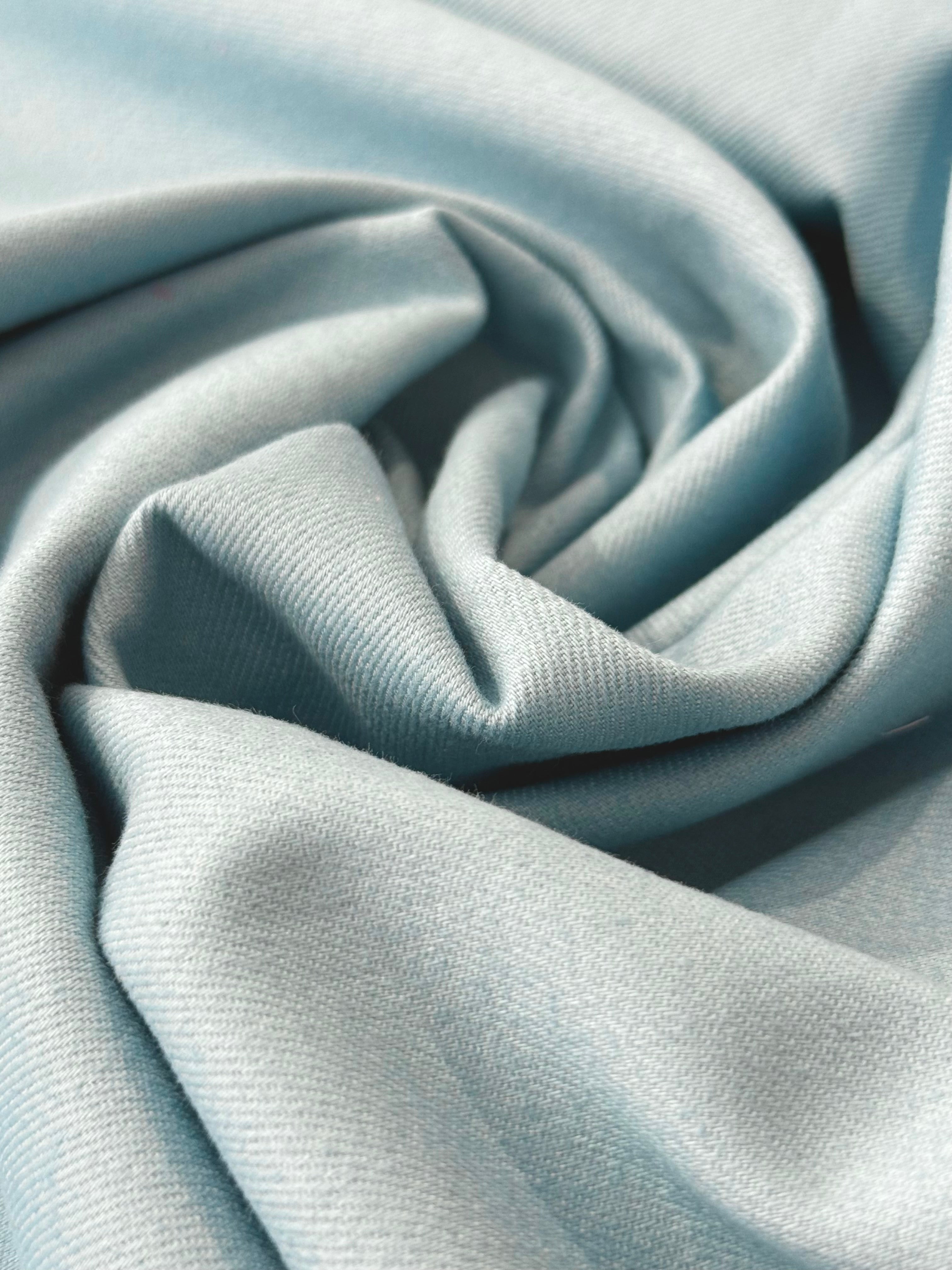 Ex Paul Smith Deadstock Stretch Denim – Pale Aqua Blue