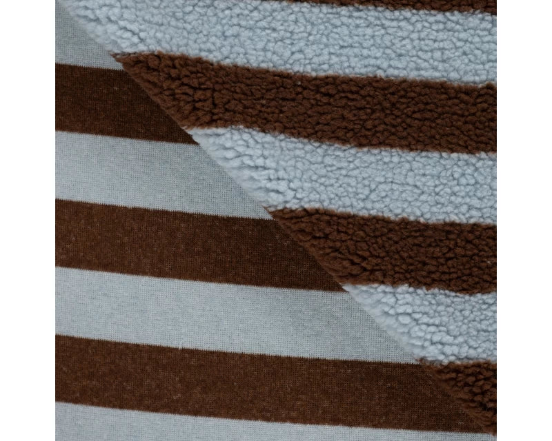 Blue Stripe Sherpa Teddy
