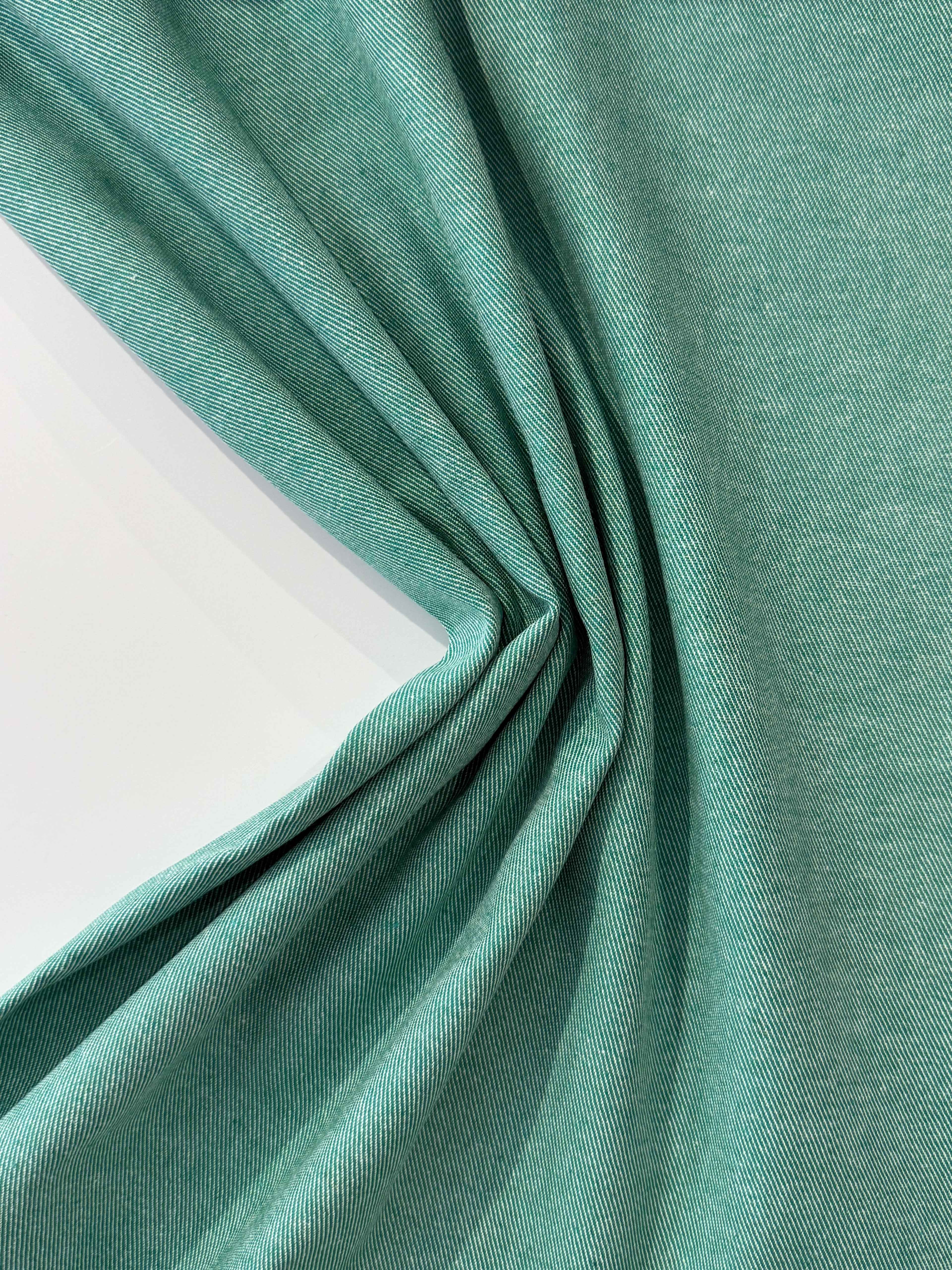 Non Stretch Pastel Denim - Mint Green