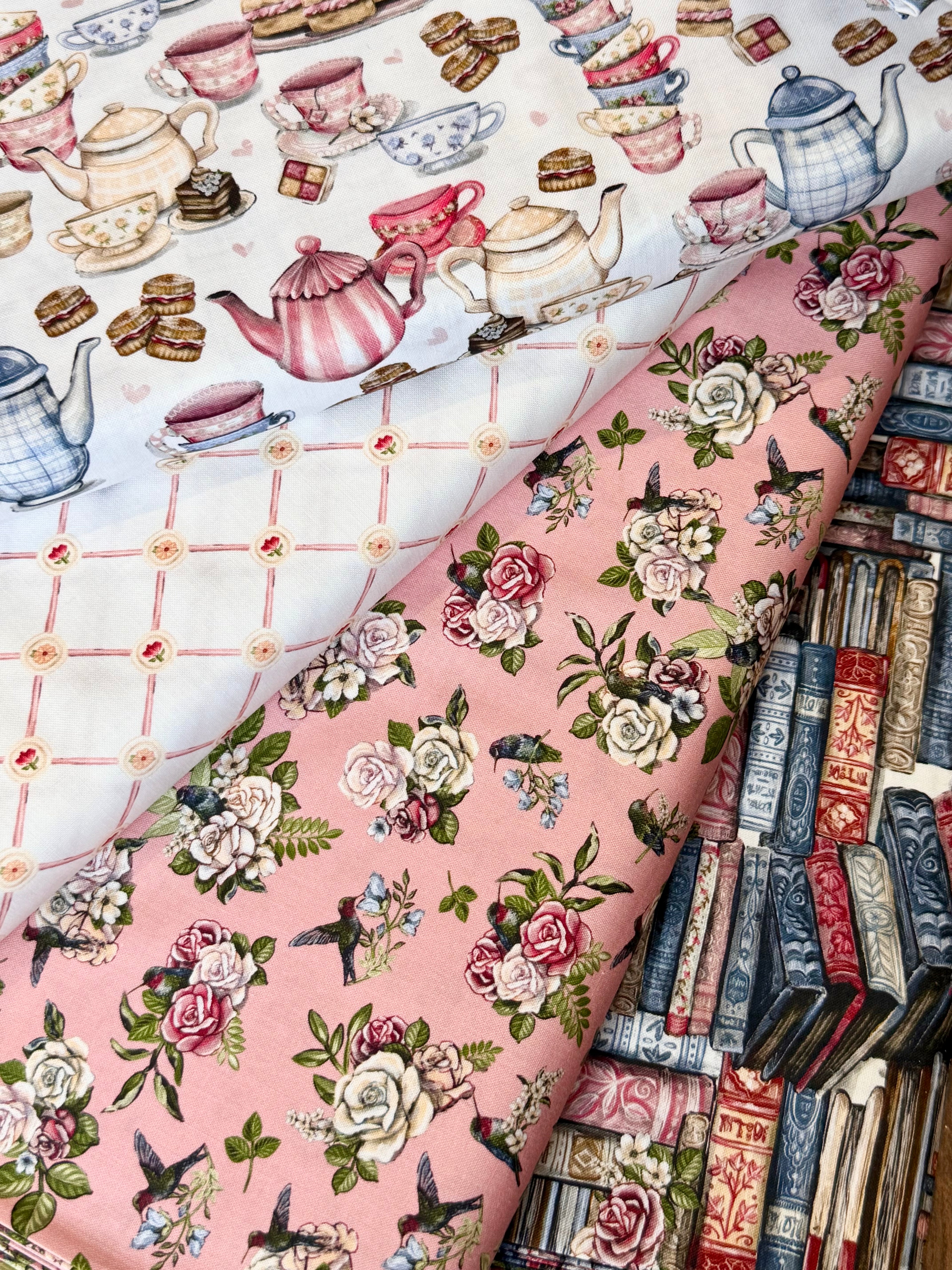 Camelot Fabrics - Tea And Poetry - Afternoon Tea 49240601