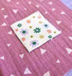 Sew Anonymous x 8 “Boho Flowers” Woven Labels