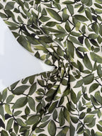 Painterly Leaf Viscose Blend