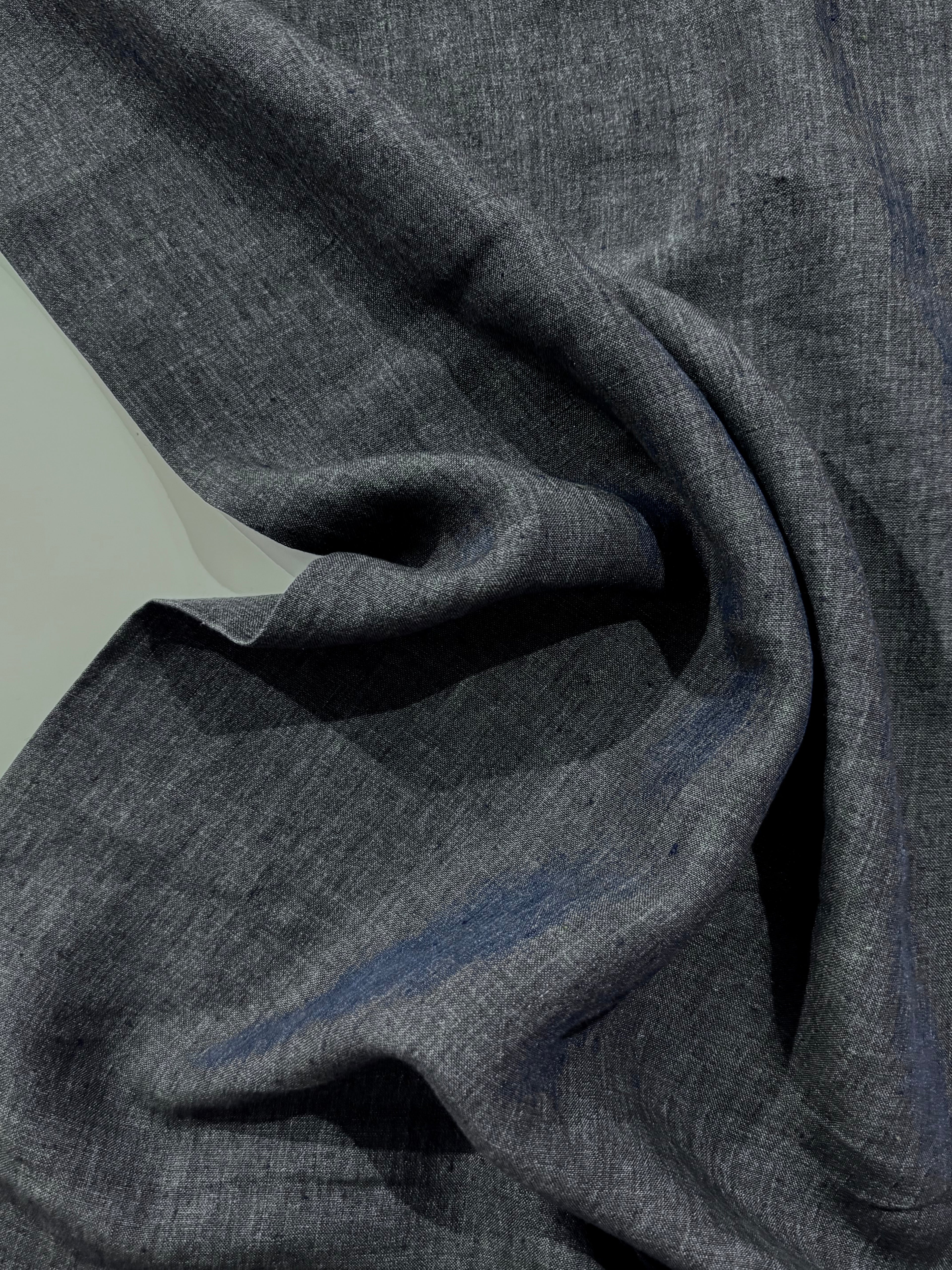Sea-Drift Laundered Pure Linen - Antique Indigo