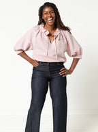 Reynolds Woven Top By Style Arc Sizes 4-16 / 18-30