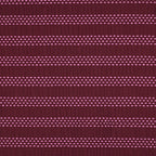 Stitched Stripe Cotton - Burgundy