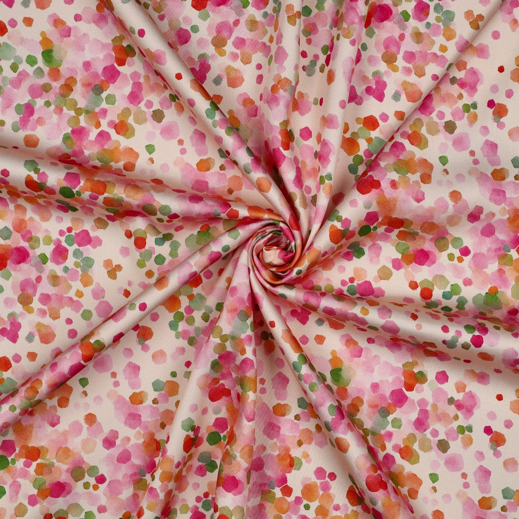 Dotty Viscose Satin