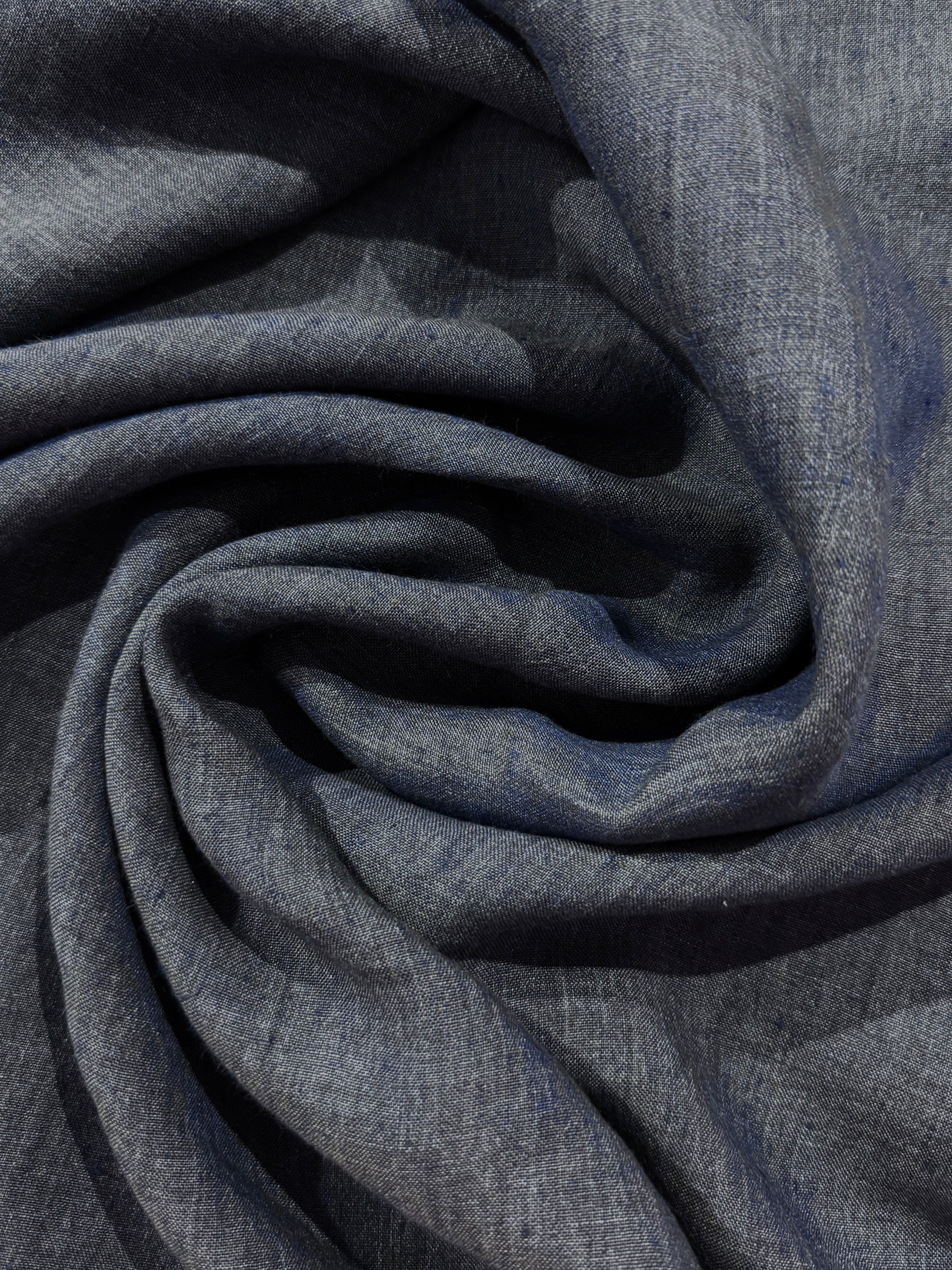Sea-Drift Laundered Pure Linen - Antique Indigo