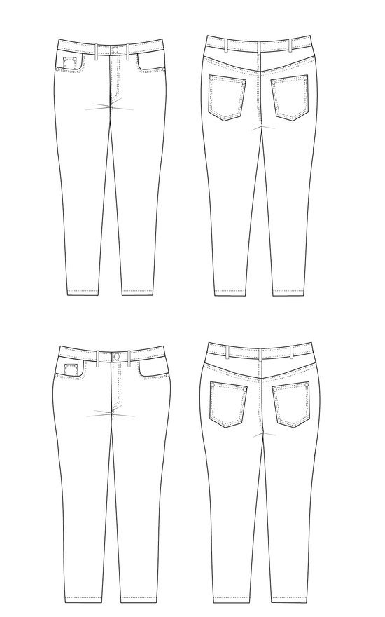 Cashmerette Ames Jeans Pattern