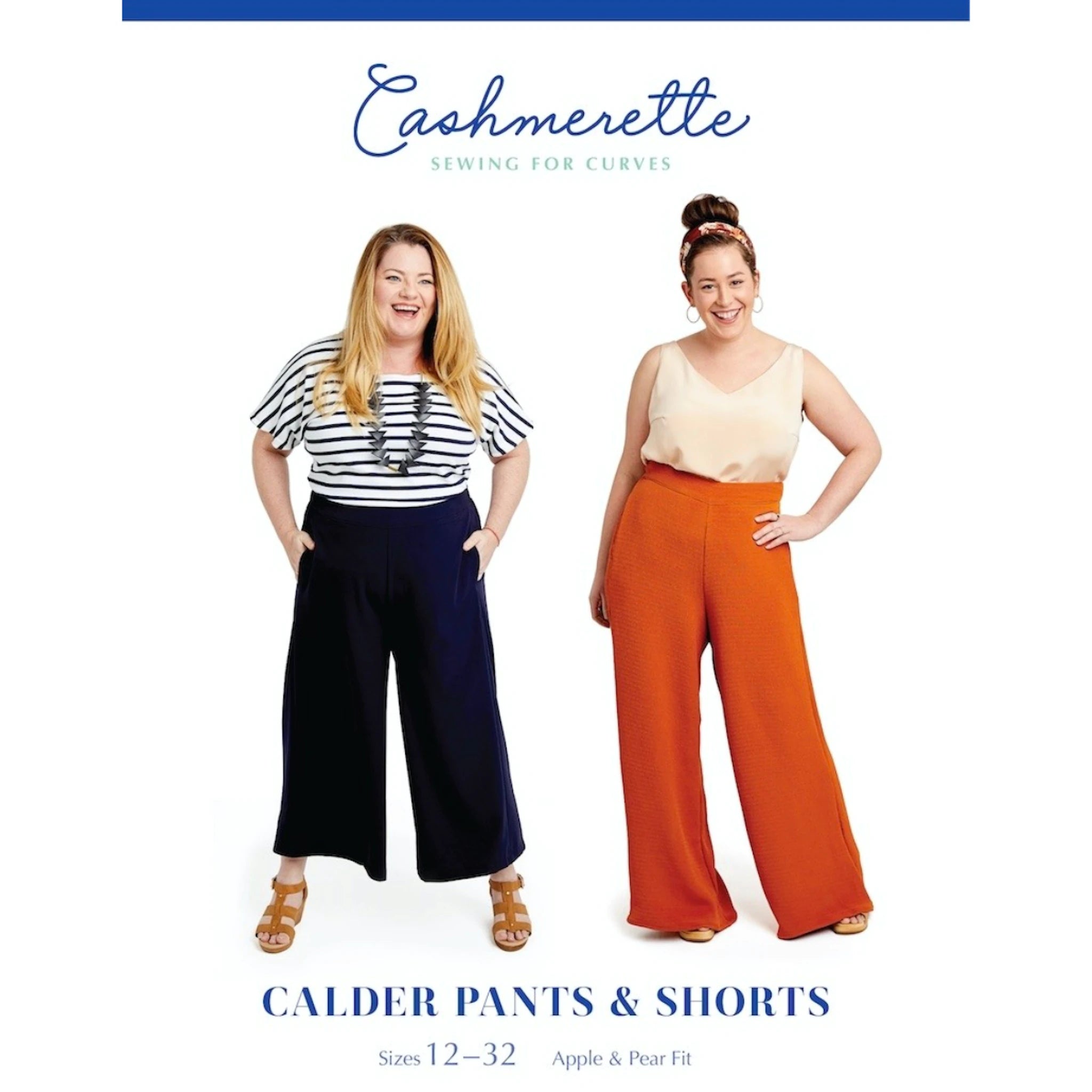 Cashmerette Calder Pants And Shorts Sizes 12-32
