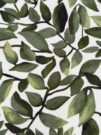 Painterly Leaf Viscose Blend
