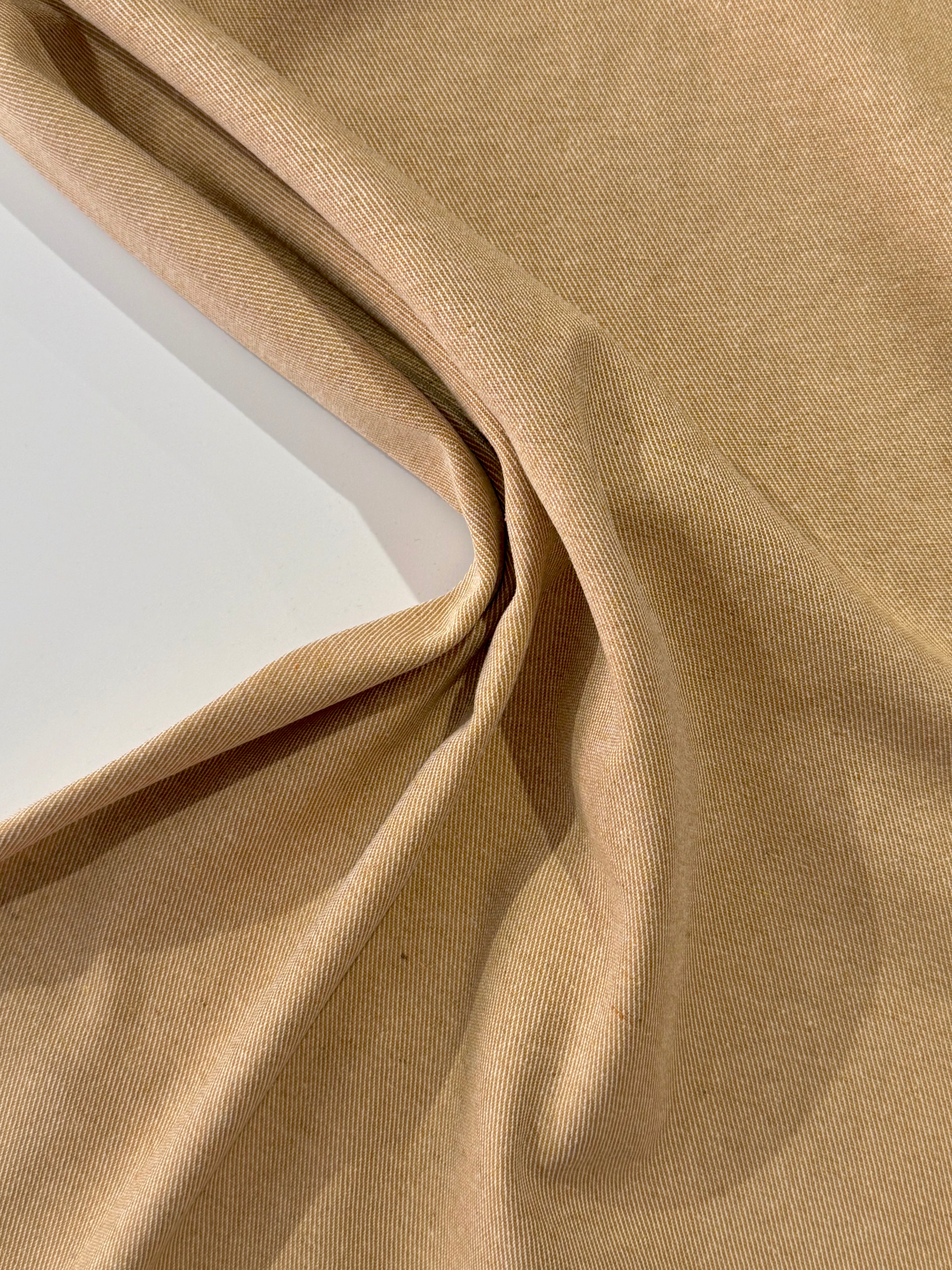 Non Stretch Pastel Denim - Sand