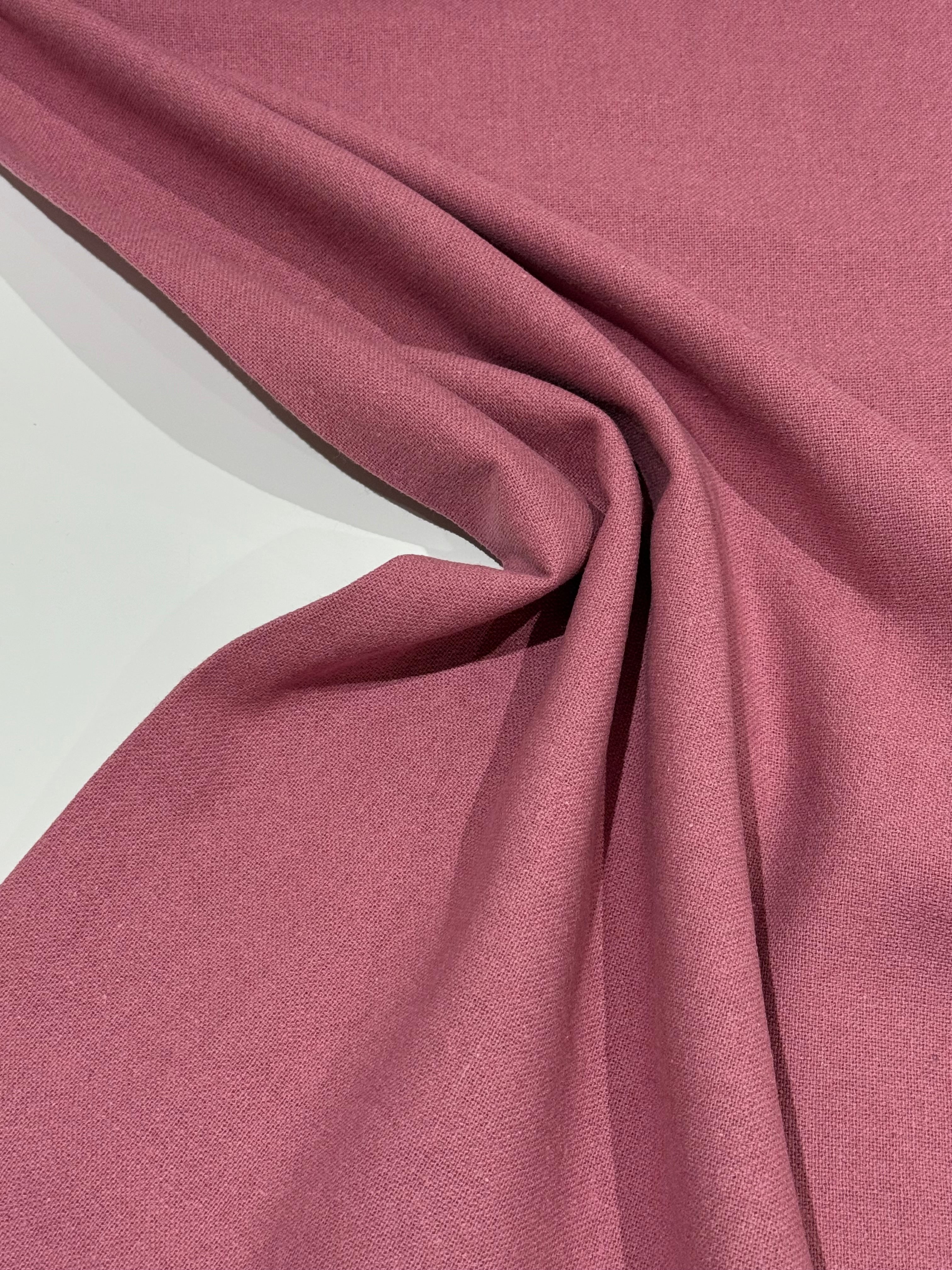 Mulberry Yarn Dyed Linen Cotton Blend