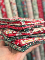 Country Christmas Fat Quarter Bundle x6 Red/Green
