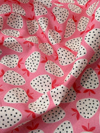 Wild Strawberry Sorbet EXCLUSIVE - PURE 100% Organic Cotton By Lady McElroy