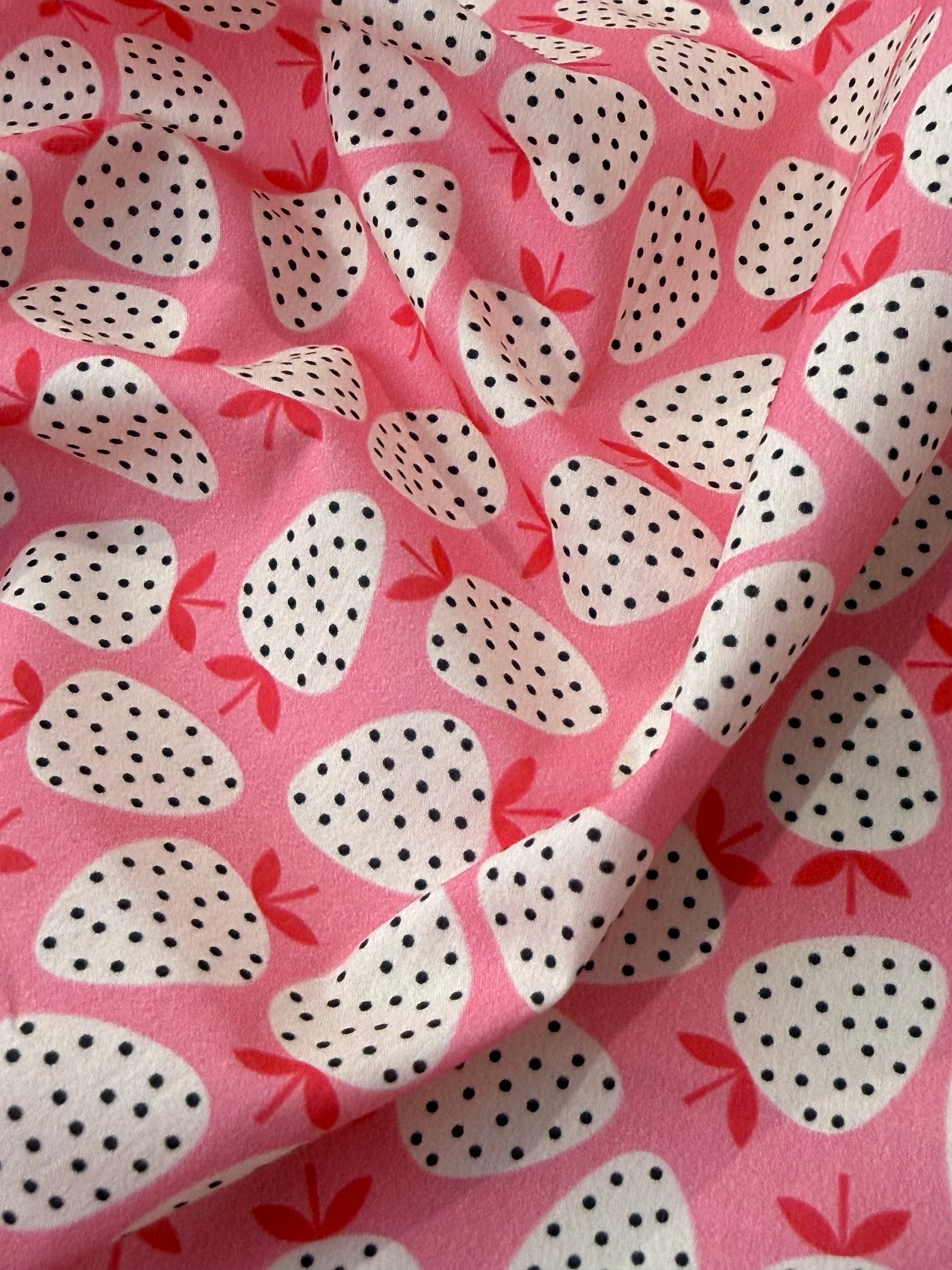 Wild Strawberry Sorbet EXCLUSIVE - PURE 100% Organic Cotton By Lady McElroy