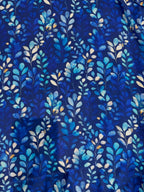 Colbalt Flowers Viscose Lawn