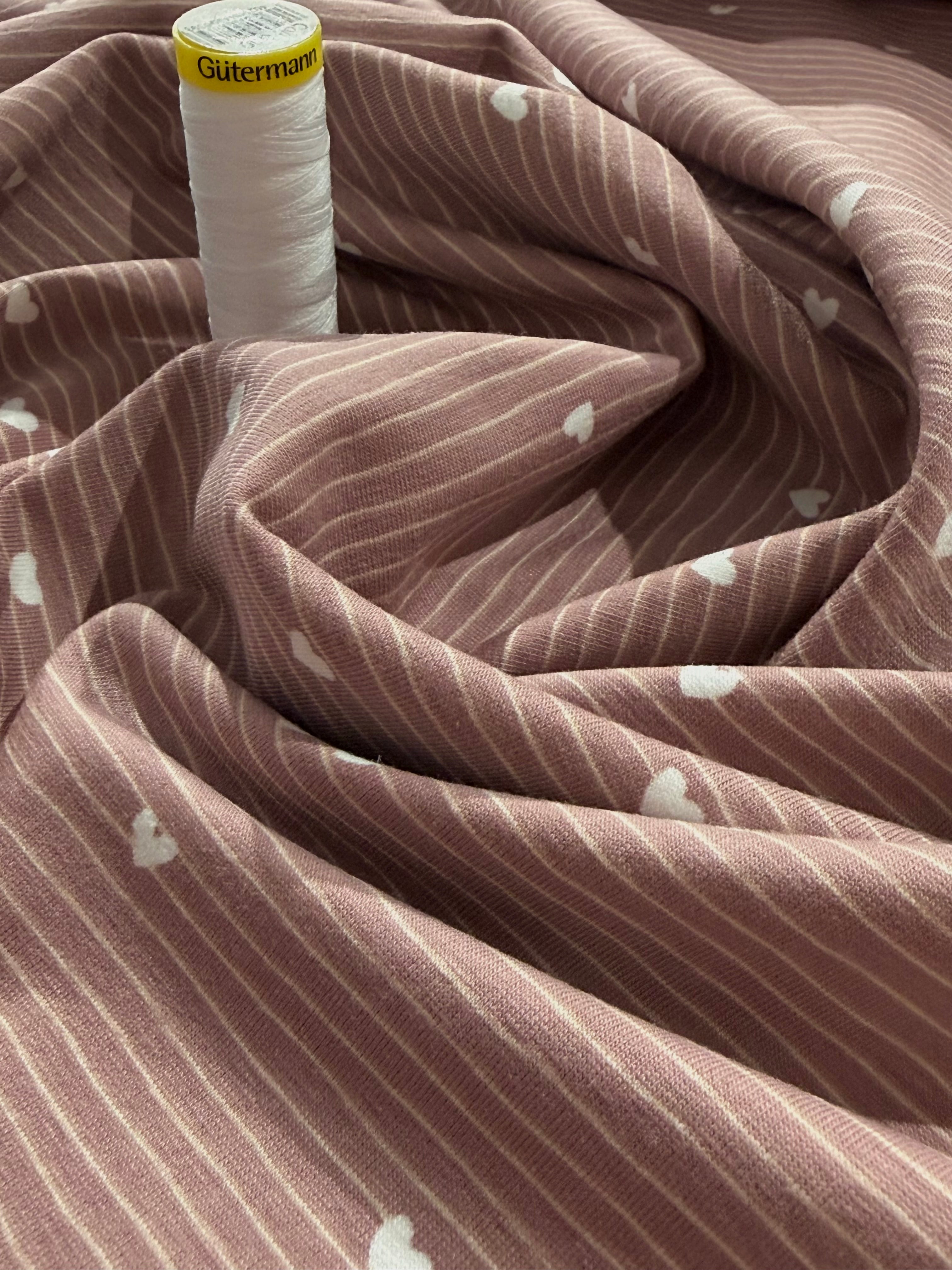 Straight To The Heart Cotton Jersey