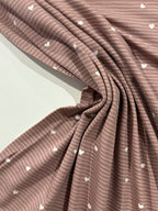 Straight To The Heart Cotton Jersey