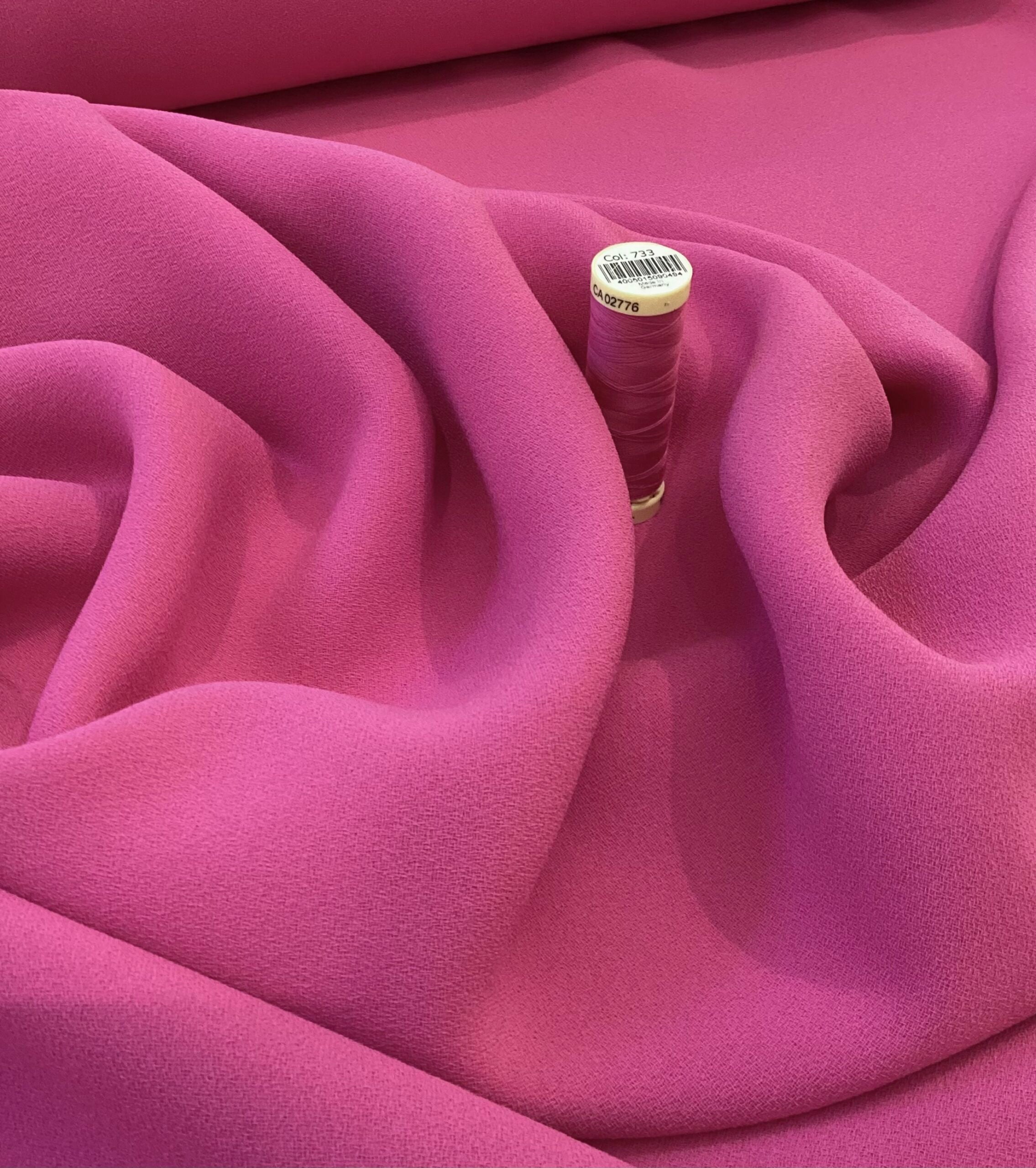 Lipstick Pink Triple Crepe