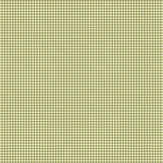 Petite Fleur By Makower UK - Gingham Green - 188-G Fat Quarter