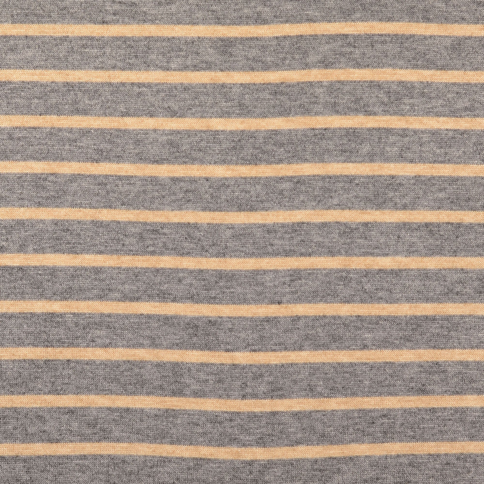 Classic Stripe Jacquard Knit -  Silver Grey