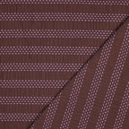 Stitched Stripe Cotton - Brown