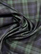 Black Watch Tartan Woven Cotton